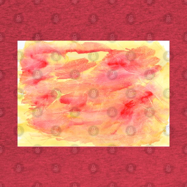 Watercolor background colored, yellow and red. Art decoration, sketch. Illustration hand drawn modern by grafinya